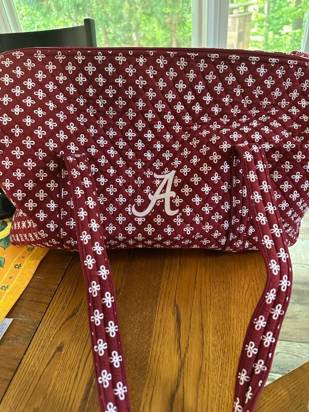 Vera Bradley University of Alabama Collegiate Large Duffle Bag BAMA NWOT